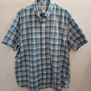 L.L.bean mens xl-reg button down shirt traditional fit 100% cotton